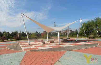 廣場(chǎng)張拉膜